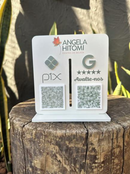 Placa de Pix - Personalizada 1 - Angelica Hitomi