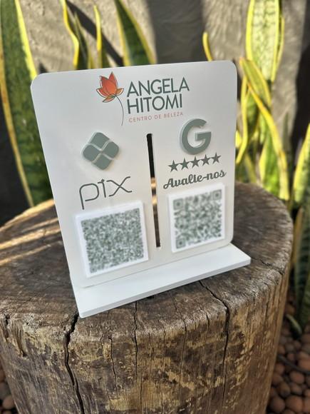 Placa de Pix - Personalizada 1 - Angelica Hitomi