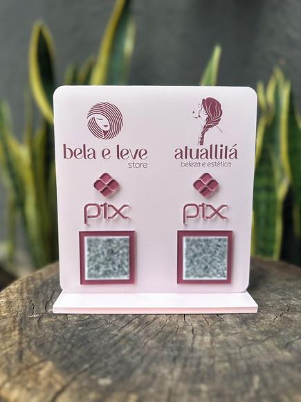 Placa de Pix - Personalizada 1 - Bela e Leve - Atuallitá