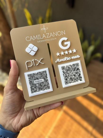 Placa de Pix - Personalizada 1 - Camila Zanon