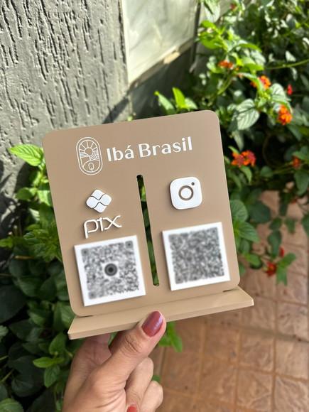 Placa de Pix - Personalizada 1 - Ibá Brasil