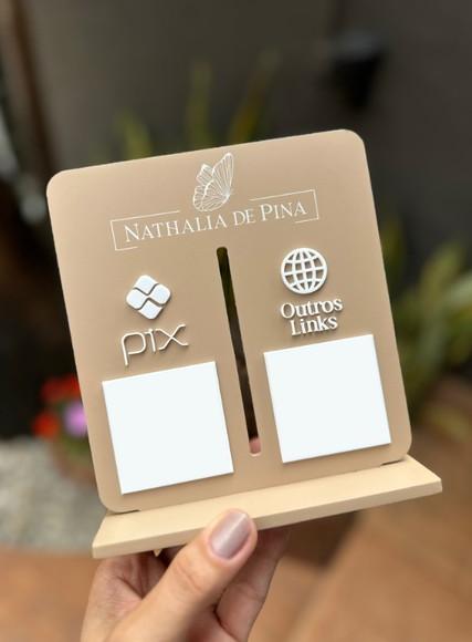 Placa de Pix - Personalizada 1 - Nathalia de Pina