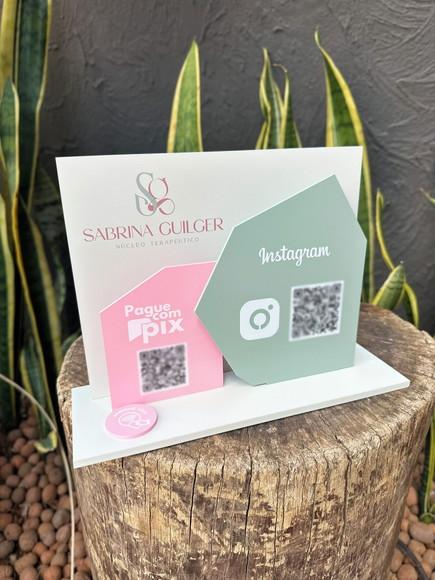 Placa de Pix - Personalizada 11 - Sabrina Guilger