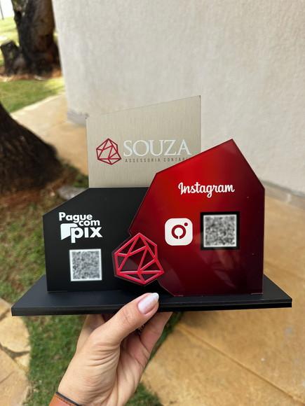 Placa de Pix - Personalizada 11 - Souza Assessoria Contabil