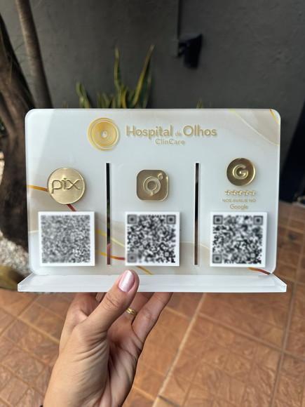 Placa de Pix - Personalizada 16 - Clincare