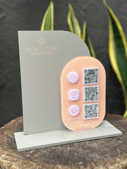 Placa de Pix - Personalizada 2 - Affect Clinic