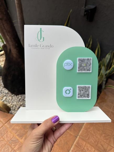 Placa de Pix - Personalizada 2 - Jamile Grando