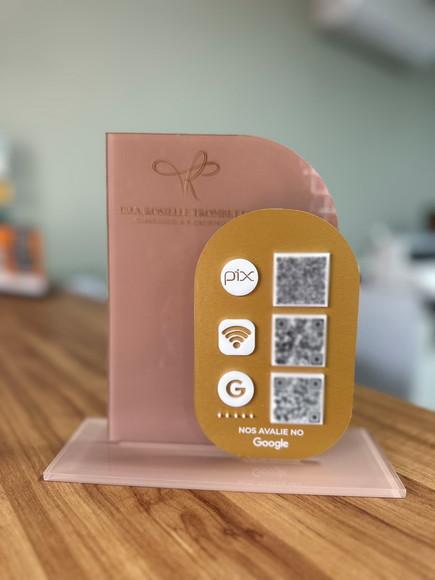 Placa de Pix - Personalizada 2 - Dra. Rosielle