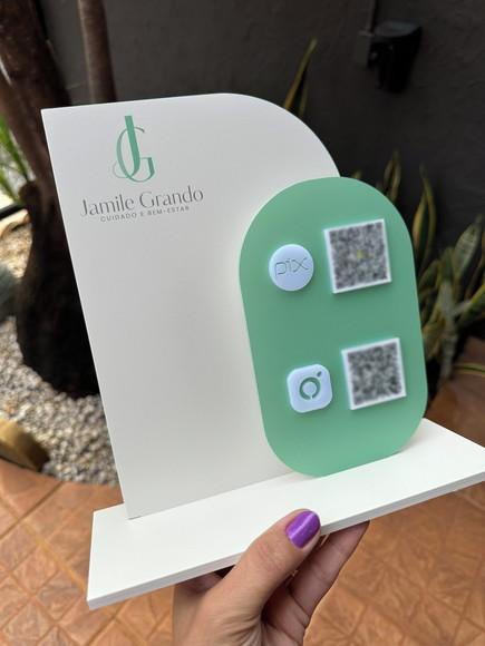 Placa de Pix - Personalizada 2 - Jamile Grando