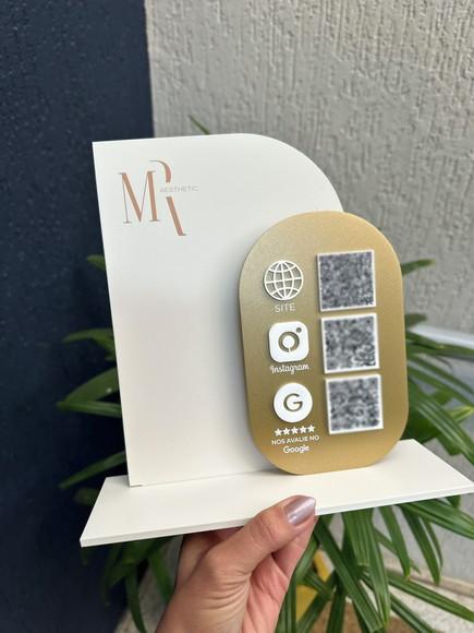 Placa de Pix - Personalizada 2 - Mr Aesthetic