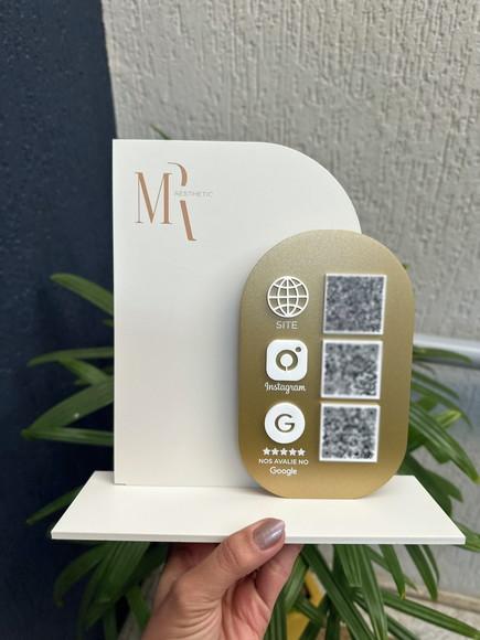 Placa de Pix - Personalizada 2 - Mr Aesthetic