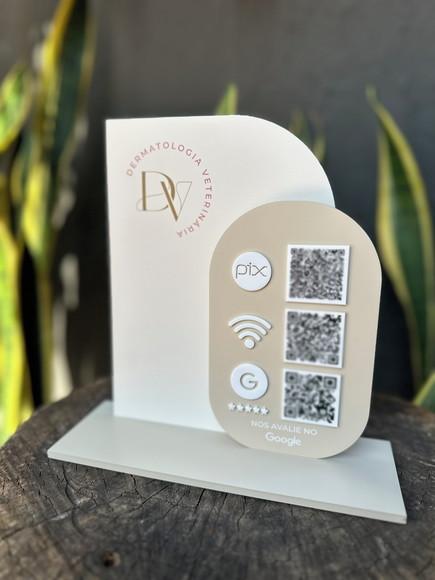Placa de Pix - Personalizada 2 -dermatologia Veterinaria