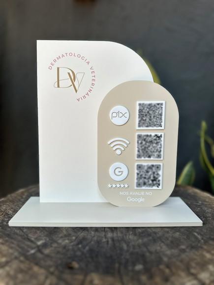 Placa de Pix - Personalizada 2 -dermatologia Veterinaria
