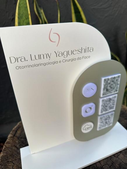Placa de Pix - Personalizada 2-dra Lumy Otorrinolaringologia