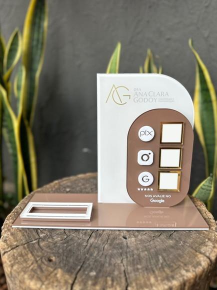 Placa de Pix - Personalizada 4 - Dra. Ana Clara Godoy