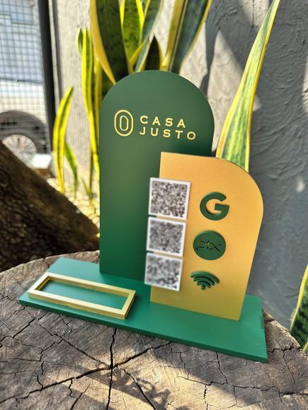 Placa de Pix - Personalizada 4 - Casa Justo