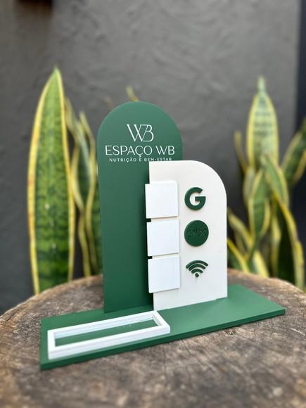 Placa de Pix - Personalizada 4 - Espaço Wb