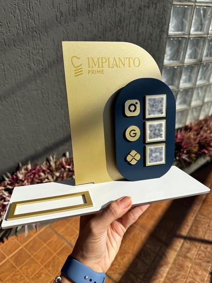 Placa de Pix - Personalizada 4 - Implanto Pime