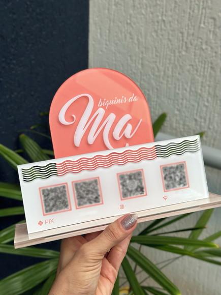 Placa de Pix - Personalizada 5 - Biquinis da Ma