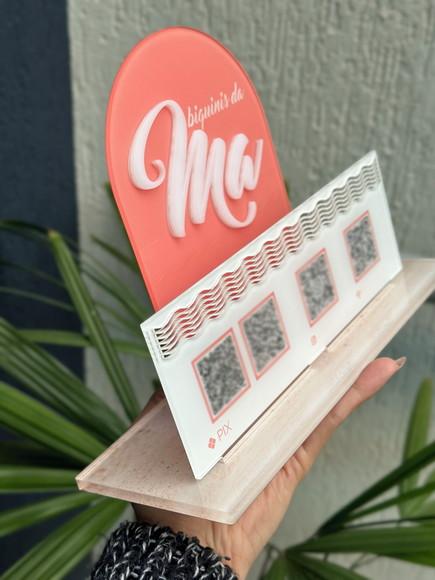 Placa de Pix - Personalizada 5 - Biquinis da Ma