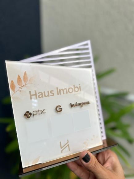 Placa de Pix - Personalizada 7 - Haus Imob