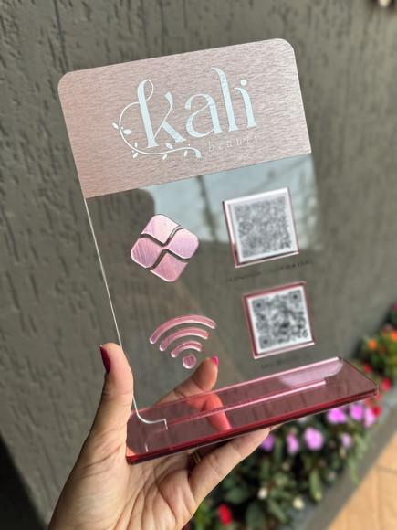 Placa de Pix - Personalizada 8 - Kali