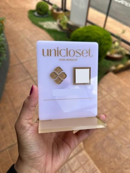 Placa de Pix - Personalizada 8 - Unicloset