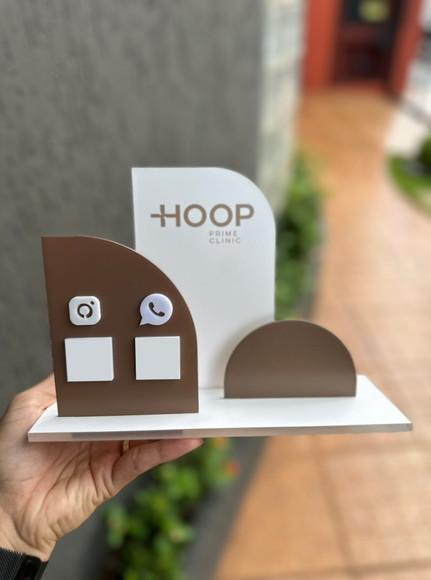 Placa de Pix - Personalizada 9 - Hoop Prime Clinic