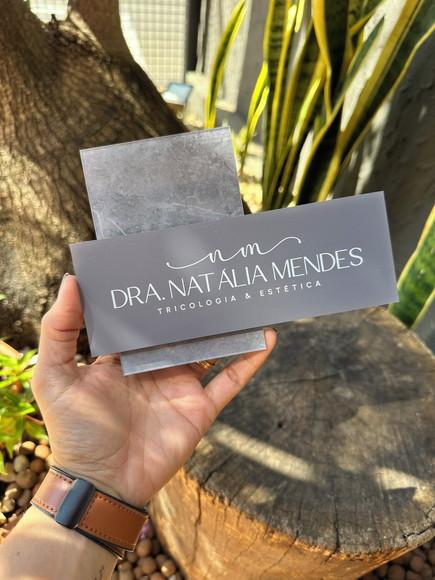 Placa Id. Modelo Marmorita - 18x13