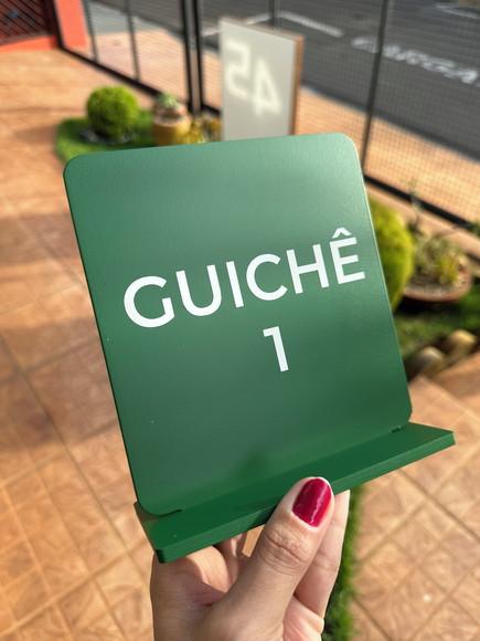 Placa Identificação de Mesa Personalizada
