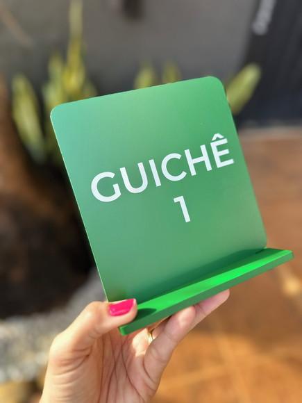 Placa Identificação de Mesa Personalizada