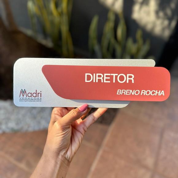 Placa Identificação de Sala - Modelo Adamantium