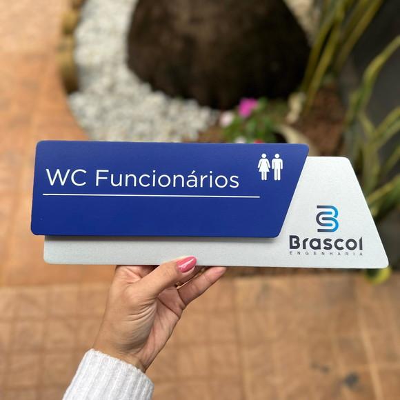 Placa Identificação de Sala - Modelo Onix