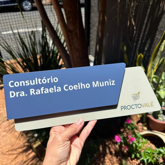 Placa Identificação de Sala - Modelo Onix