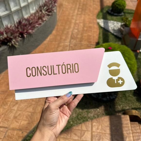 Placa Identificação de Sala - Modelo Onix