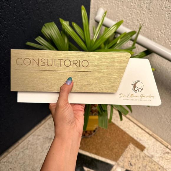 Placa Identificação de Sala - Modelo Onix