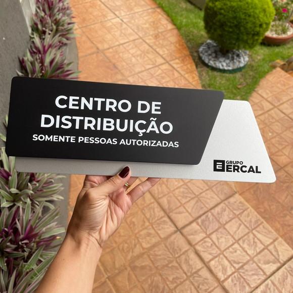 Placa Identificação de Sala - Modelo Onix