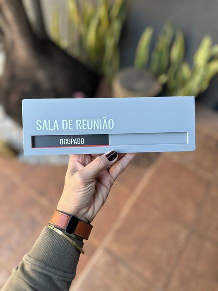 Placa Identificação Porta - Livre Ocupado