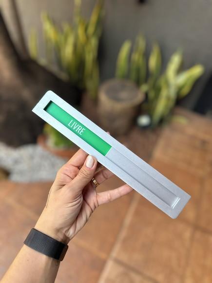Placa Identificação Porta - Livre Ocupado
