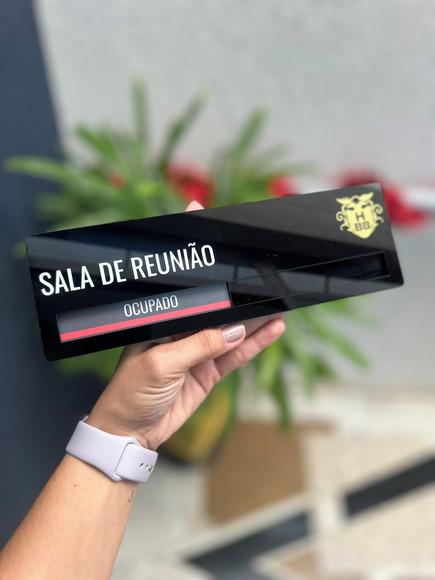 Placa Identificação Porta - Livre Ocupado