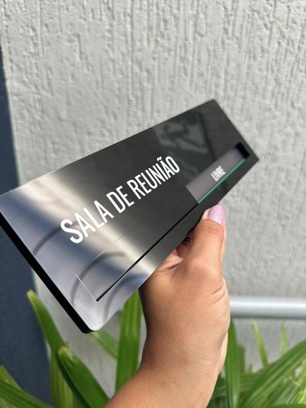 Placa Identificação Porta - Livre Ocupado
