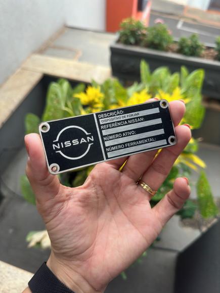 Placa Personalizada em Inox - Impressão Uv