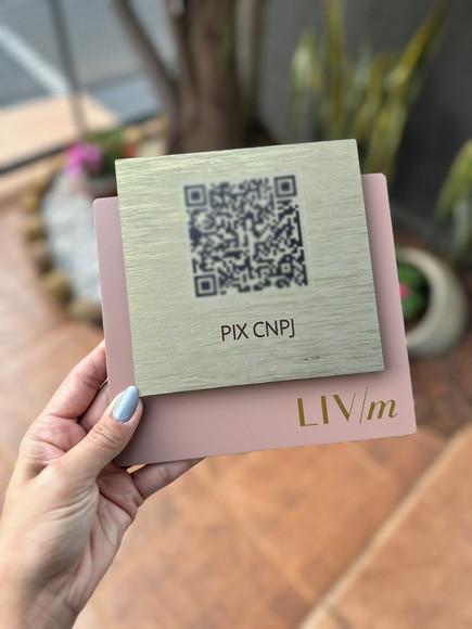Placa Pix Personalizada