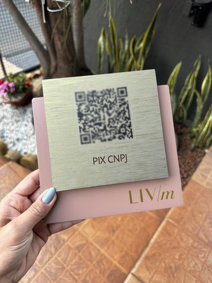 Placa Pix Personalizada