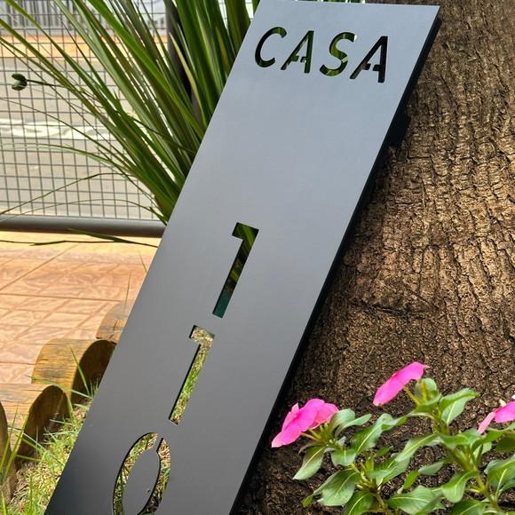 Placa Residencial - Número Casa 70x30