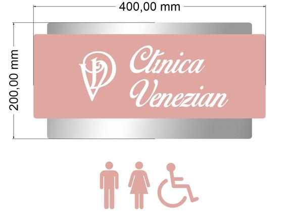 Projeto Personalizado Placas e Id Banheiro