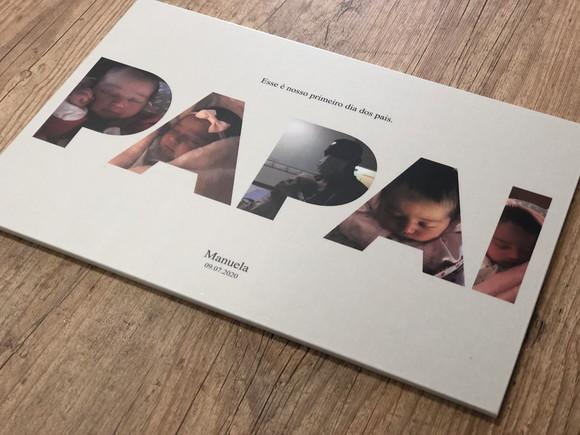 Quadro dia dos pais personalizado