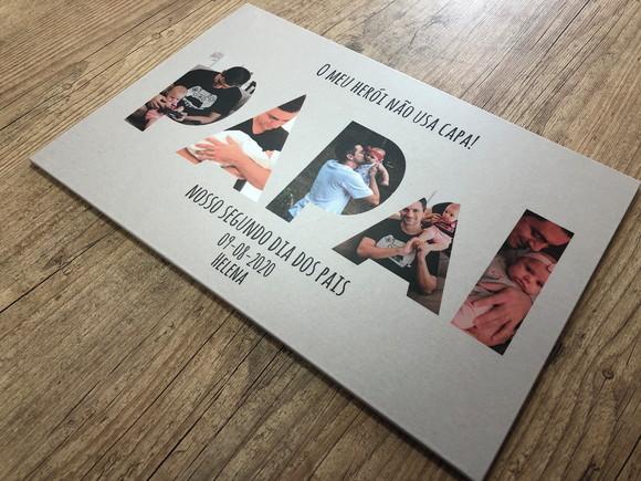 Quadro dia dos pais personalizado