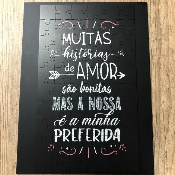 Quebra cabeça Muitas Histórias de Amor