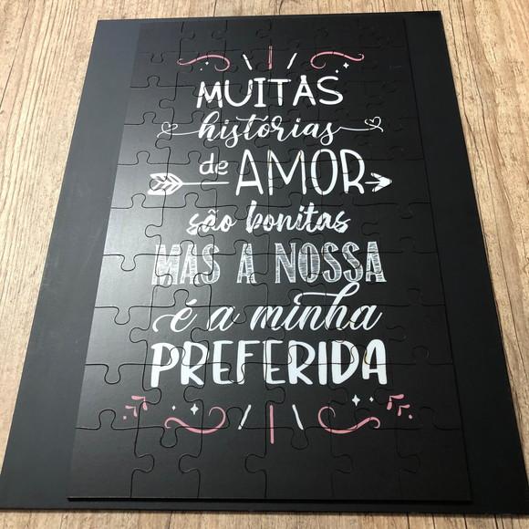 Quebra cabeça Muitas Histórias de Amor